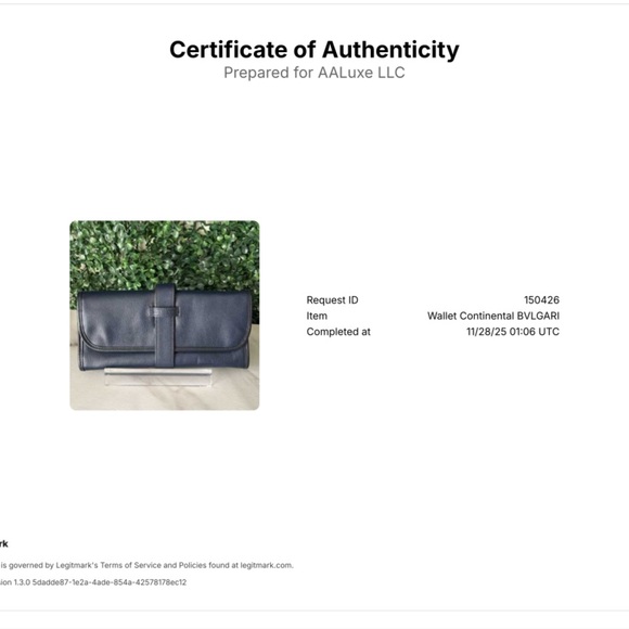 Bvlgari Navy Leather Travel Jewelry Organizer Authentic - Picture 12 of 12